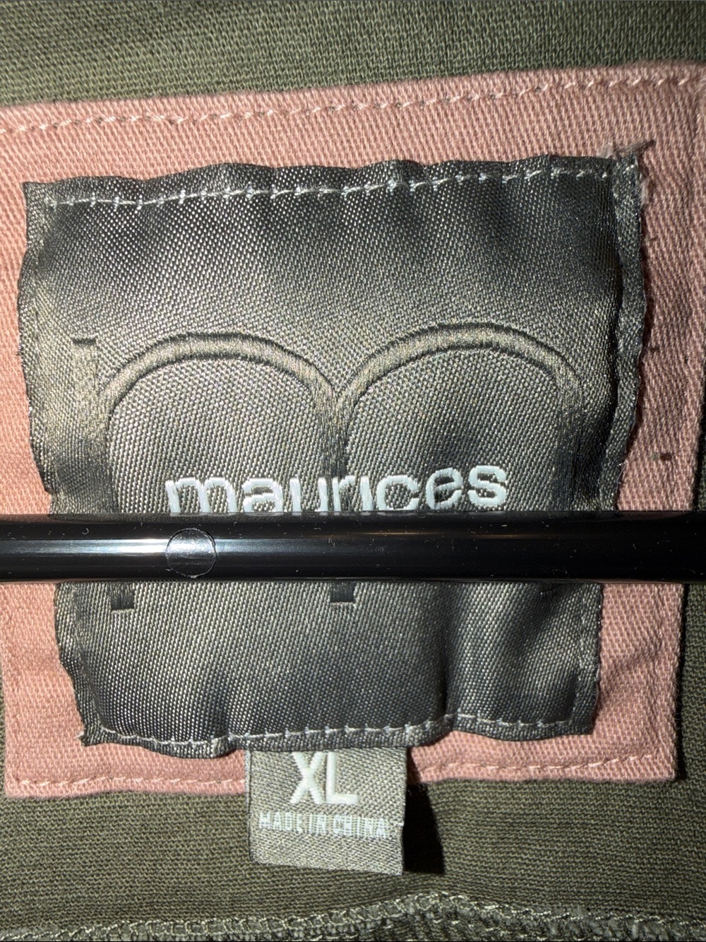 Maurices Olive Green Utility Drawstring Jacket - Picture 3 of 4